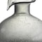 Homeroots 9" Light Gray Bubble Glass Round Table Vase 565474 - alternate 2