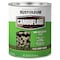 Rust-Oleum Paint, Water Base, Flat Sheen, Flat Army Green, 1 qt, 50 to 90 sq-ft/qt Coverage Area 379561 - alternate 1