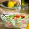Smarty Had A Party 10 oz Clear Floral Round Disposable Plastic Soup Bowls 240 Bowls, 240PK 721-CASE - alternate 1