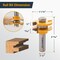 Powertec Cabinet Door Rail and Stile Router Bit, Ogee Profile, 1/2" Shank, 1-5/8" Diameter, 1 Pair 73070 - alternate 3