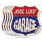 Signmission Jose Luis's Garage, 6 inch X 6 inch, Vinyl Decal, 5PK SHI-D-5PACK-6-383-JOSE LUIS - alternate 1