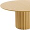 Homeroots 60" Brown Solid Wood Pedestal Base Round Top Dining Table 721002 - alternate 2