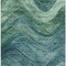 Homeroots 3' X 5' Teal Blue And Green Abstract Washable Indoor Outdoor Area Rug 618178 - alternate 3