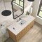 James Martin Vanities Breckenridge 60" Sgl Vanity, Light Natural Oak, w/3 CM Siberian Silestone Top w/FreePower WirelessCha 330-V60S-LNO-FSFR - alternate 2