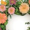 Homeroots 26" Green Orange And Pink Daisy Artificial Wreath 634652 - alternate 1