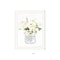 Homeroots Bathroom Flower Ja White Framed Print Bathroom Wall Art 530067 - alternate 2