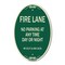 Signmission Wisconsin Fire Lane No Parking at Anytime Day, 12 In X 18 In Architectural, Heavy Gauge Aluminum A-OV-G-1218-22702 - alternate 1