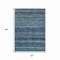 Homeroots 10' X 14' Blue And Gray Striped Washable Indoor Outdoor Area Rug 615841 - alternate 2