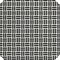 Homeroots 8' Black And Ivory Round Geometric Washable Indoor Outdoor Area Rug 614721 - alternate 3