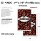Signmission Espresso, Vinyl Decals Only 24 Inch x 36 Inch, Vinyl Decal, 2PK DSB-2436-2PACK-Espresso - alternate 2
