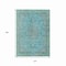 Homeroots 10' X 14' Aqua And Teal Blue Medallion Washable Indoor Outdoor Area Rug 616261 - alternate 2