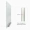 Fab Glass And Mirror Magnetic Glass Dry Erase Board for Wall, (48in x 96in) Eased Corners, White Surface Frameless wit GBZ48x96-SB623 - alternate 2