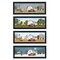 Homeroots Set Of Four Billy Jacobs Four Seasons Collection VII 2 Black Framed Print Wall Art, 4PK 406183 - alternate 1