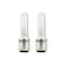 Bulbrite T3 Light Bulbs with Frost Glass Finish and BA15D Double-Contact Bayonet Base, 40 Watt, 2 PK 861185 - alternate 1