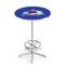 Holland Bar Stool Co 42" Chrome Colorado Avalanche Pub Table, 36" dia. Top L216C4236ColAva - alternate 1