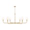 Z-Lite Tova Rubbed Brass 6 Light Chandelier 3049-62RB - alternate 1