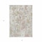 Homeroots 5' X 8' Ivory Beige And Linen Floral Washable Indoor Outdoor Area Rug 611193 - alternate 2