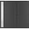 Vdomdoors Front Exterior Prehung Metal-Plastic Double Doors / MANUX 8111 Antracite / Sidelite Exterior Window MANUX8111DEXD-ANT-LH-W72+14xH80 - alternate 1