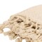 Homeroots Ivory Knitted 100% Cotton Throw Blanket 518783 - alternate 3