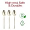 Smarty Had A Party Shiny Gold Moderno Disposable Plastic Dessert Spoons, 240PK 9340G-TS-CASE - alternate 2