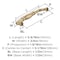 Amerock Granby 5-1/16 inch (128mm) Center-to-Center Champagne Bronze Cabinet Pull, 10PK 10VMP55244CZ - alternate 3