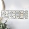 Jonathan Y Evelyn Crystal Rectangle 24.25" 3-Light Iron/Crystal Glam Modern LED Vanity Light, Chrome JYL7540A - alternate 2