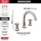 Delta Trinsic: Roman Tub Faucet Trim T2758-SS - alternate 2