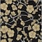 Homeroots 3' X 5' Black And Gold Floral Washable Indoor Outdoor Area Rug 599994 - alternate 2