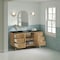 James Martin Vanities Laurent 60" Single Vanity, Light Natural Oak, w/ 3 CM Phantome Eclos Top 545-V60S-LNO-3PHT - alternate 2