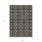 Homeroots 9' X 12' Black And Beige Geometric Washable Indoor Outdoor Area Rug 599608 - alternate 2