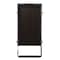 Homeroots 34in Brown And Silver Iron and Wood Rolling Bar Cart 402554 - alternate 2
