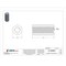 Zoro Select Coupling Nut, No. 10-32, Steel, Grade 2, Zinc Plated, 3/4 in Lg, 5/16 in Hex Wd, 10 PK 1JA51 - alternate 3