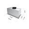 Wrightmaster 20 in. 450 CFM Ducted Insert Range Hood in Stainless Steel with 3 Speed Exhaust Fan ZR-CAS52913E - alternate 2