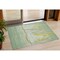 Homeroots 3' X 5' Green And Gold Nautical Washable Indoor Outdoor Area Rug 631035 - alternate 1