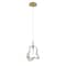 Euf Norah, Pendant, 13", Gold, Amber Glass 50247-035 - alternate 1