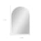 Homeroots 38" Clear Arch Unframed LED Lighted Bathroom Vanity Mirror 564832 - alternate 2