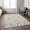 Homeroots 5' X 8' Ivory Brown And Gray Moroccan Washable Indoor Outdoor Area Rug 605158 - alternate 2