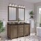 James Martin Vanities Bristol 60" Double Vanity, Whitewashed Walnut, w/ 3 CM Phantome Eclos Top 157-V60D-WW-3PHT - alternate 2