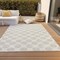 Homeroots 8' X 10' Ivory And Beige Polka Dot Washable Indoor Outdoor Area Rug 614908 - alternate 4