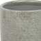 Homeroots Gray Ceramic 20 Ounce Crackle Mosaic Round Distressed Pot Planter 487390 - alternate 3
