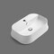 Whitehaus Collection Britannia Rectangular Above Mount Basin with Single Faucet Hole Drill B-SH09 - alternate 2
