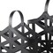 Homeroots Set Of Two Black Geometric Metal Baskets, 2PK 392155 - alternate 2