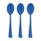 Smarty Had A Party Blue Disposable Plastic Party Spoons, 600PK 410S-B-CASE - alternate 2