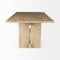 Homeroots Light Natural Modern Rustic Wooden Dining Table 397609 - alternate 3