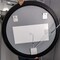 Fab Glass And Mirror LED Round Vanity Mirror, Wall Mounted Lighted Vanity Makeup Mirror with Anti Fog Dimmable Touch HC39RD - alternate 2