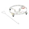 Vestil Silver Drum Dolly Round With Handle 1000 lb Hard Rubber Casters DRUM-DRH-HR - alternate 2