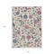 Homeroots 5' X 8' Linen Pink And Denim Blue Floral Washable Indoor Outdoor Area Rug 597825 - alternate 4