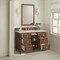 James Martin Vanities Lorelai 48" Sgl Vanity, Mid-Century Walnut, w/3 CM Siberian Silestone Top w/FreePower WirelessCharger 424-V48-WLT-FSFR - alternate 3