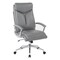 Office Star Products FL Series Executive Faux Leather High Back Chair, Charcoal Grey FL90071C-u42 - alternate 1