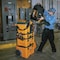 Klein Tools Tool Backpack, Black/Orange, 1680d Ballistic Weave Body; Hard Molded Polypropylene Bottom 62201MB - alternate 2